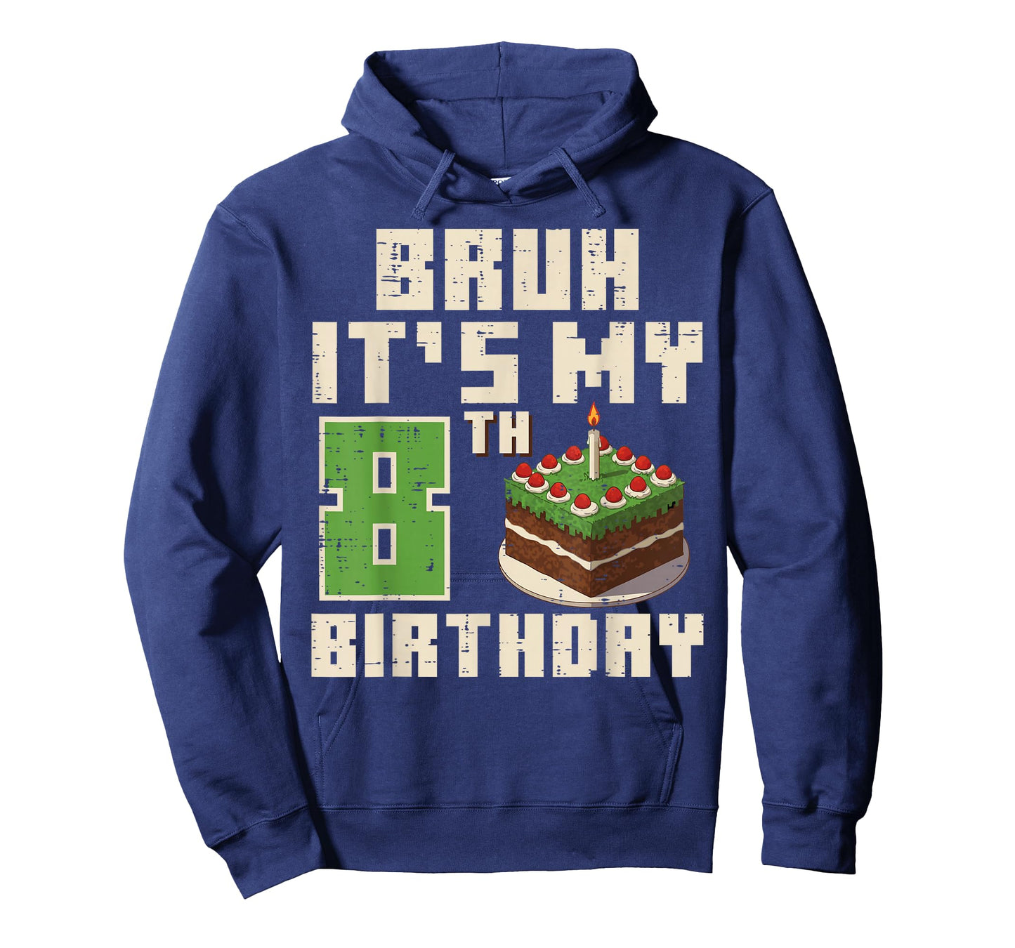 8th Birthday Pixel Gamer 8 Year Old Gaming Bday Boys Kids T-Shirt