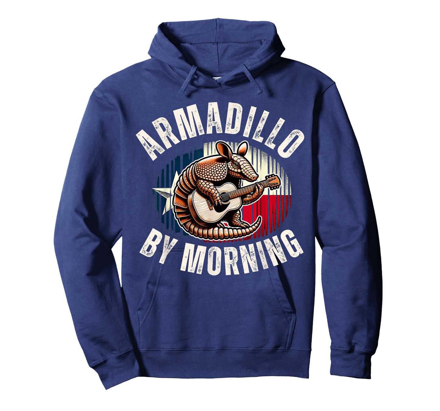 Armadillo By Morning Texas Flag Funny Armadillo Lovers Pun T-Shirt