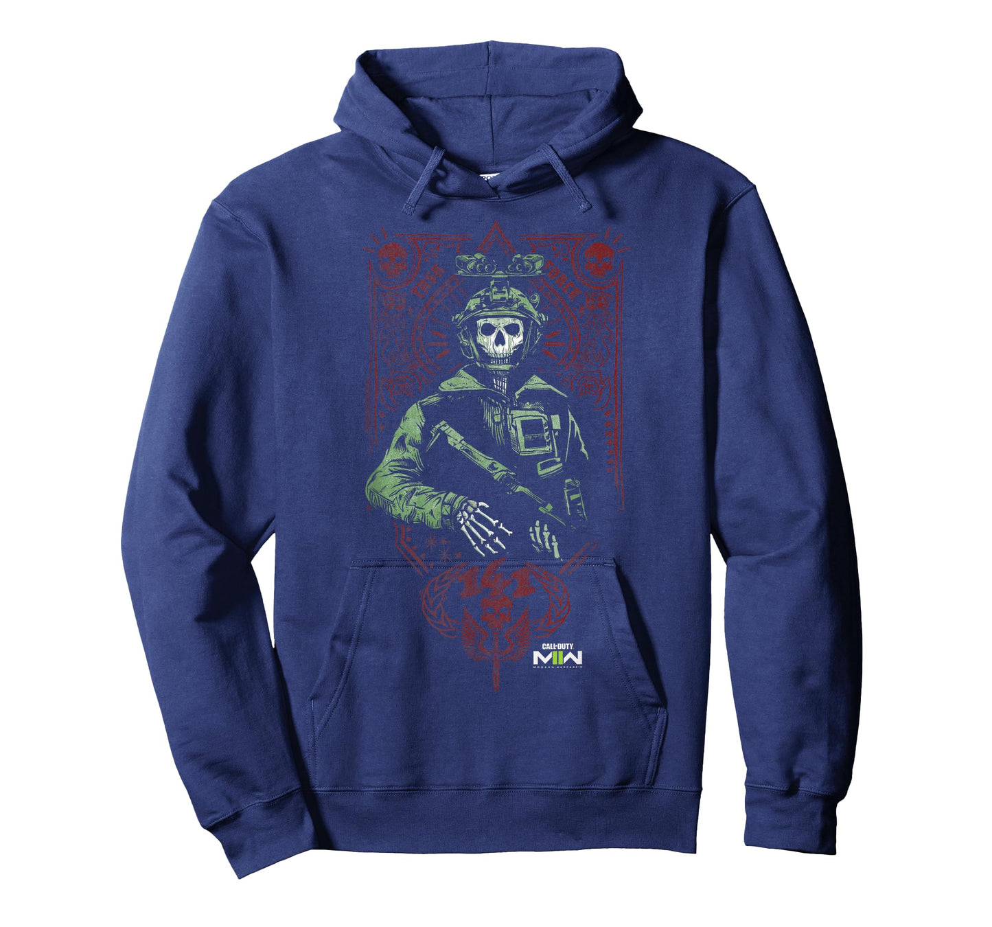 Call of Duty: Modern Warfare 2 Ghost Playing Card Portrait T-Shirt