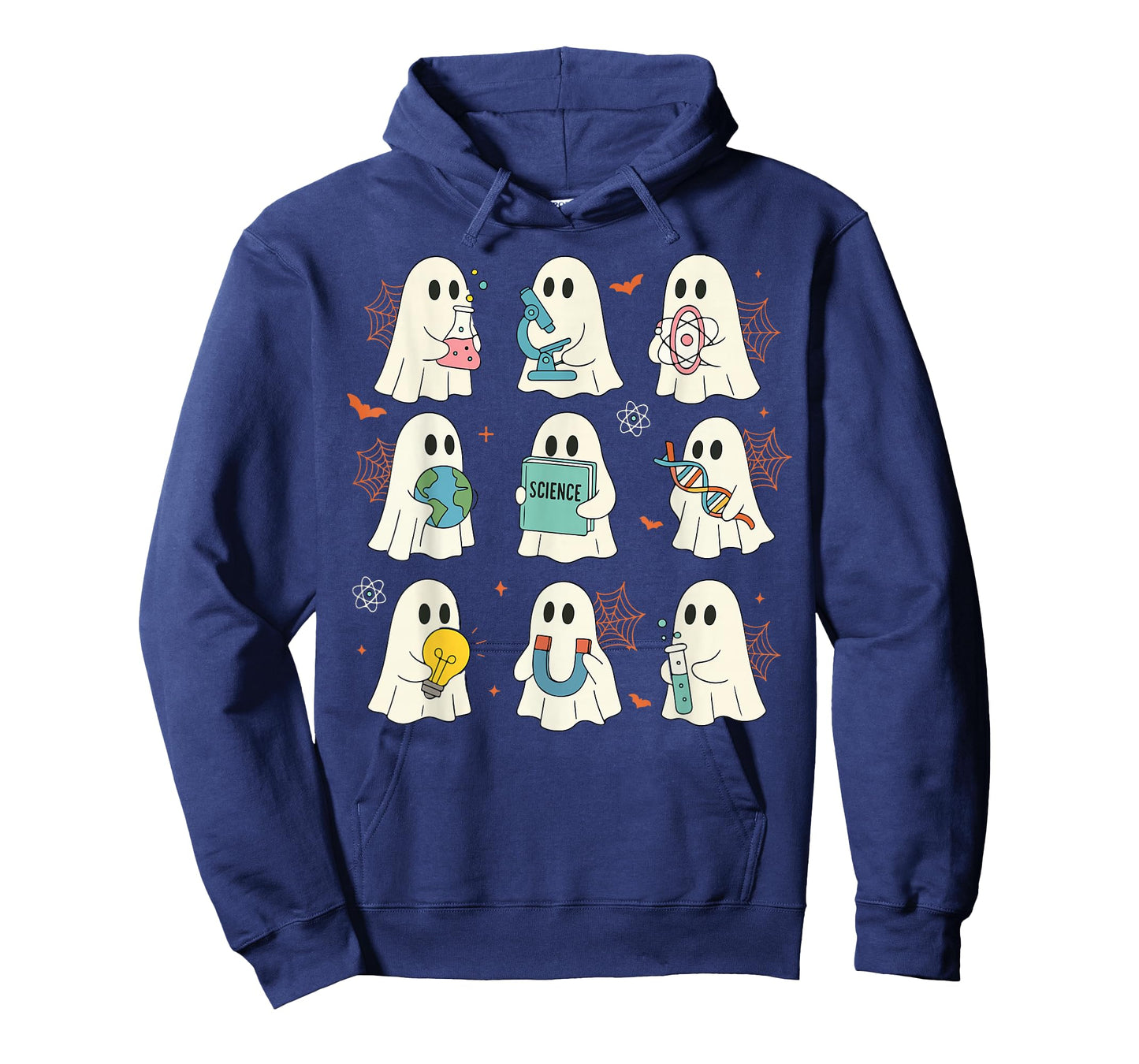 Halloween Science Teacher Student Ghost Laboratory Men Women T-Shirt