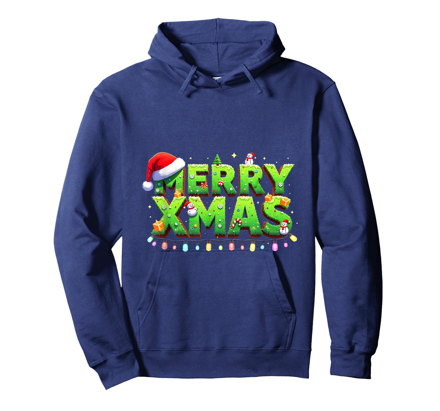 Christmas Jolly Creeper Pixel Art Xmas Funny Gamer Santa T-Shirt