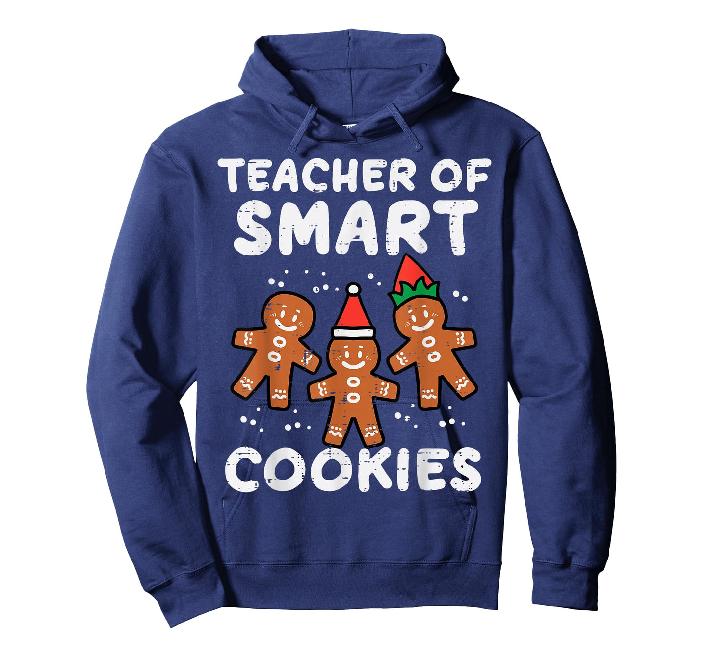 Teacher Smart Cookies Christmas Xmas Gingerbread Men Women T-Shirt