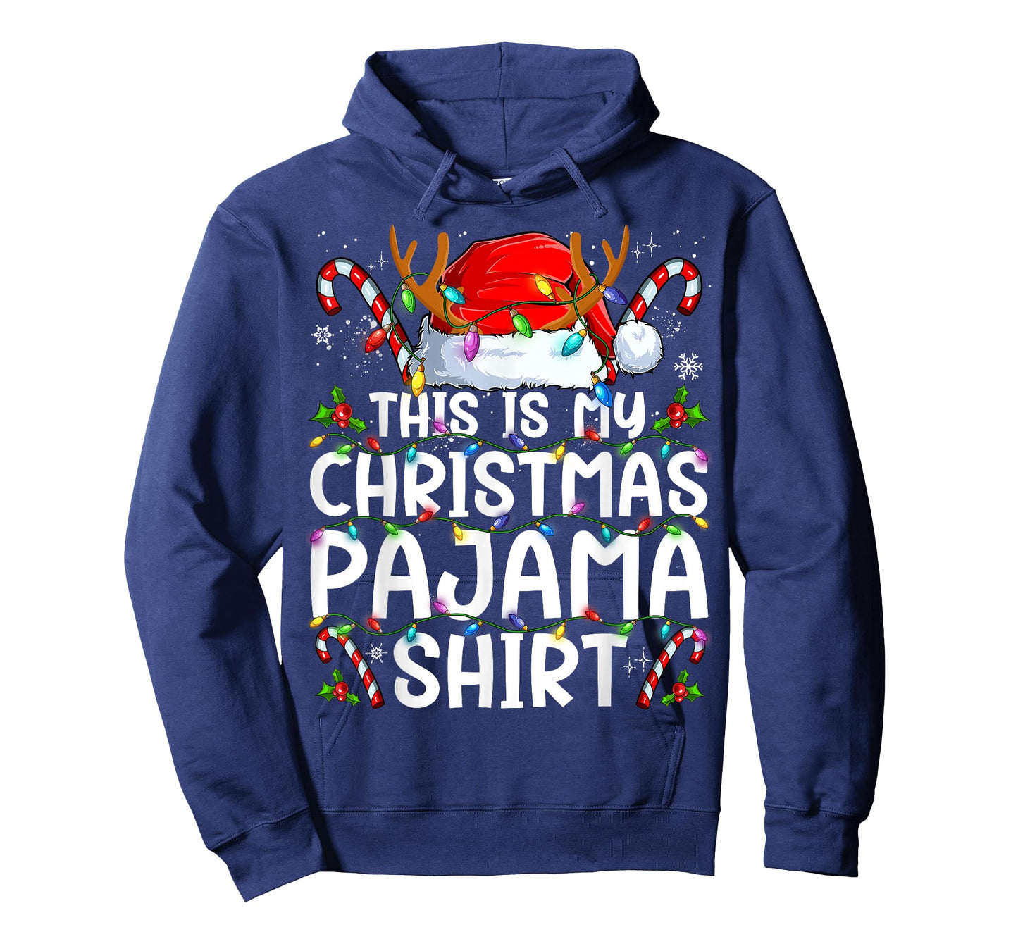 This Is My Christmas Pajama Shirt Funny Xmas PJs Men Women T-Shirt