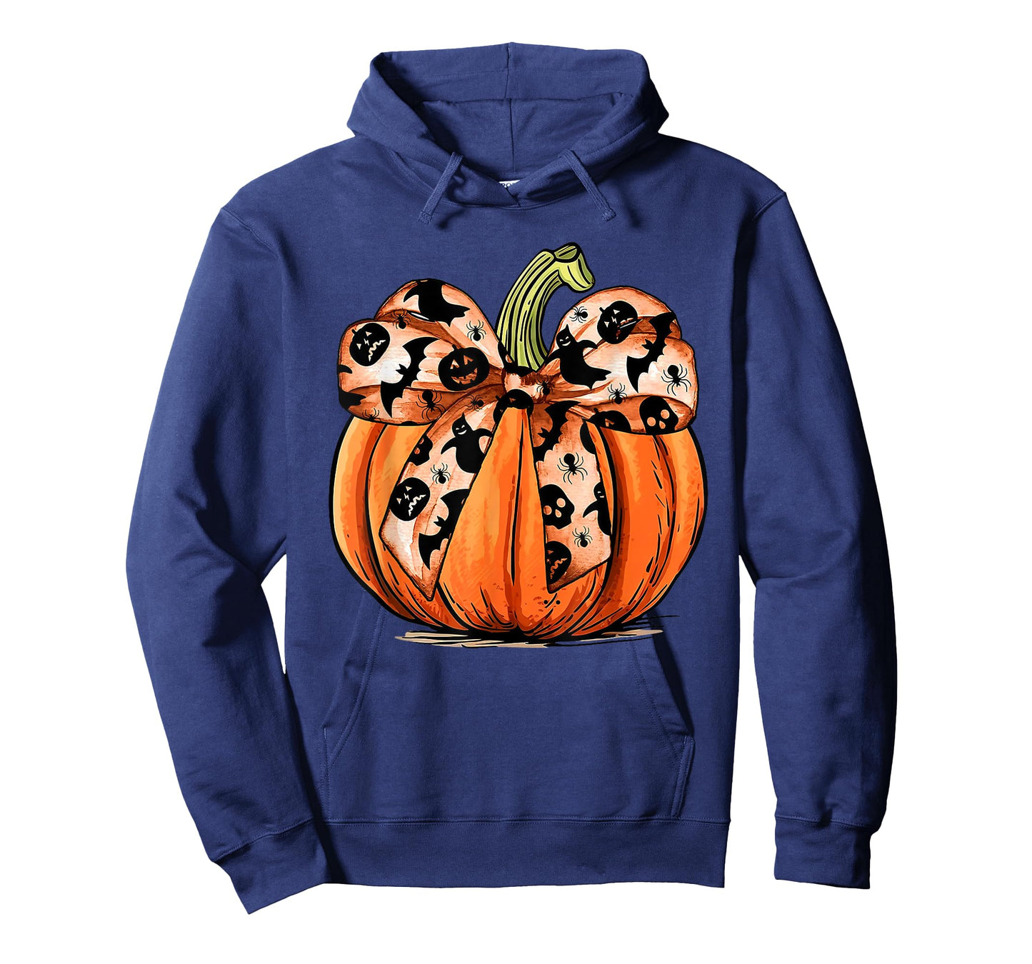 Coquette Bow Pumpkin Ghost Autumn Halloween Boujee Boo-jee T-Shirt