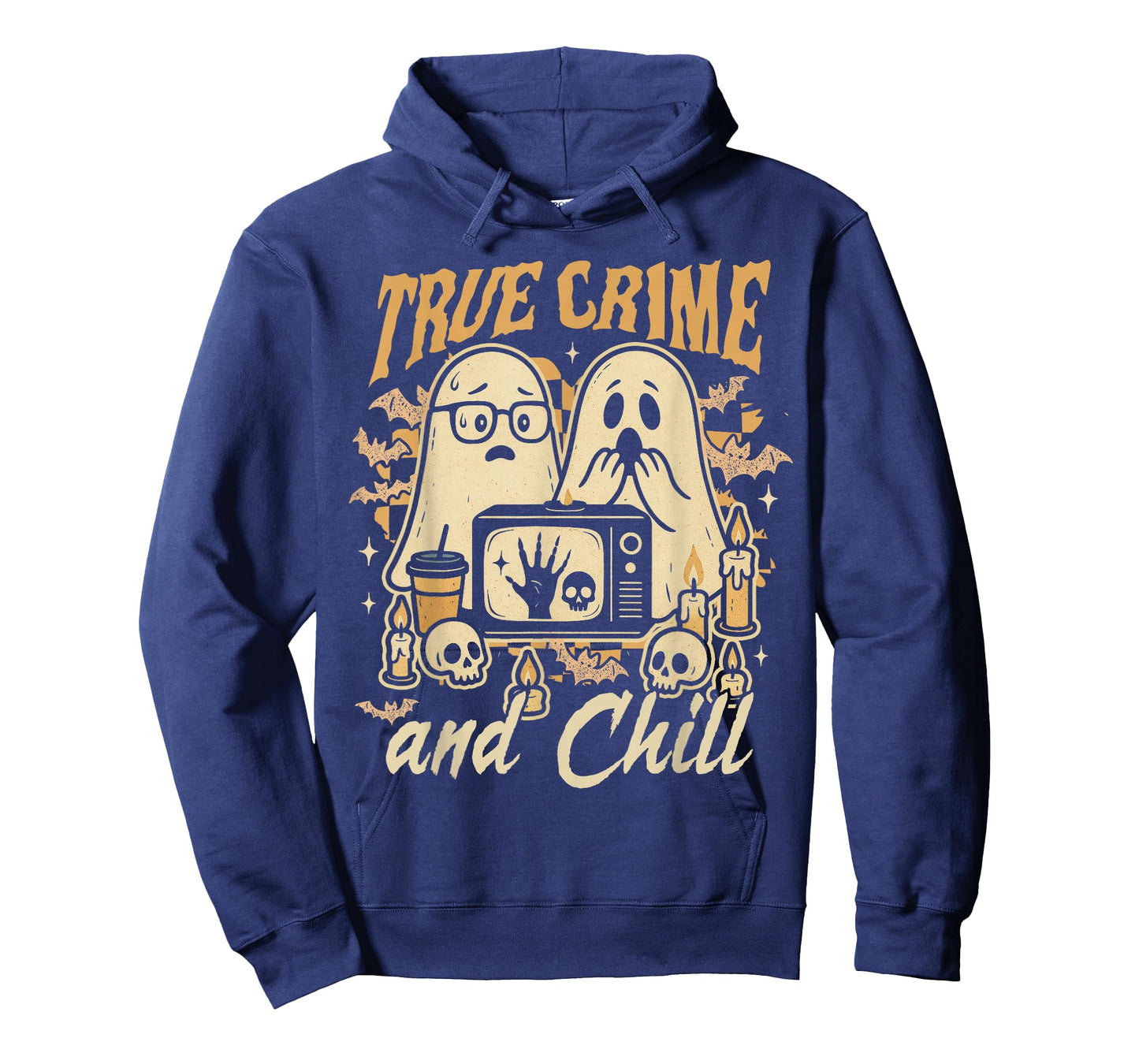 Halloween Vibes Spooky Season Horror Show True Crime & Chill T-Shirt