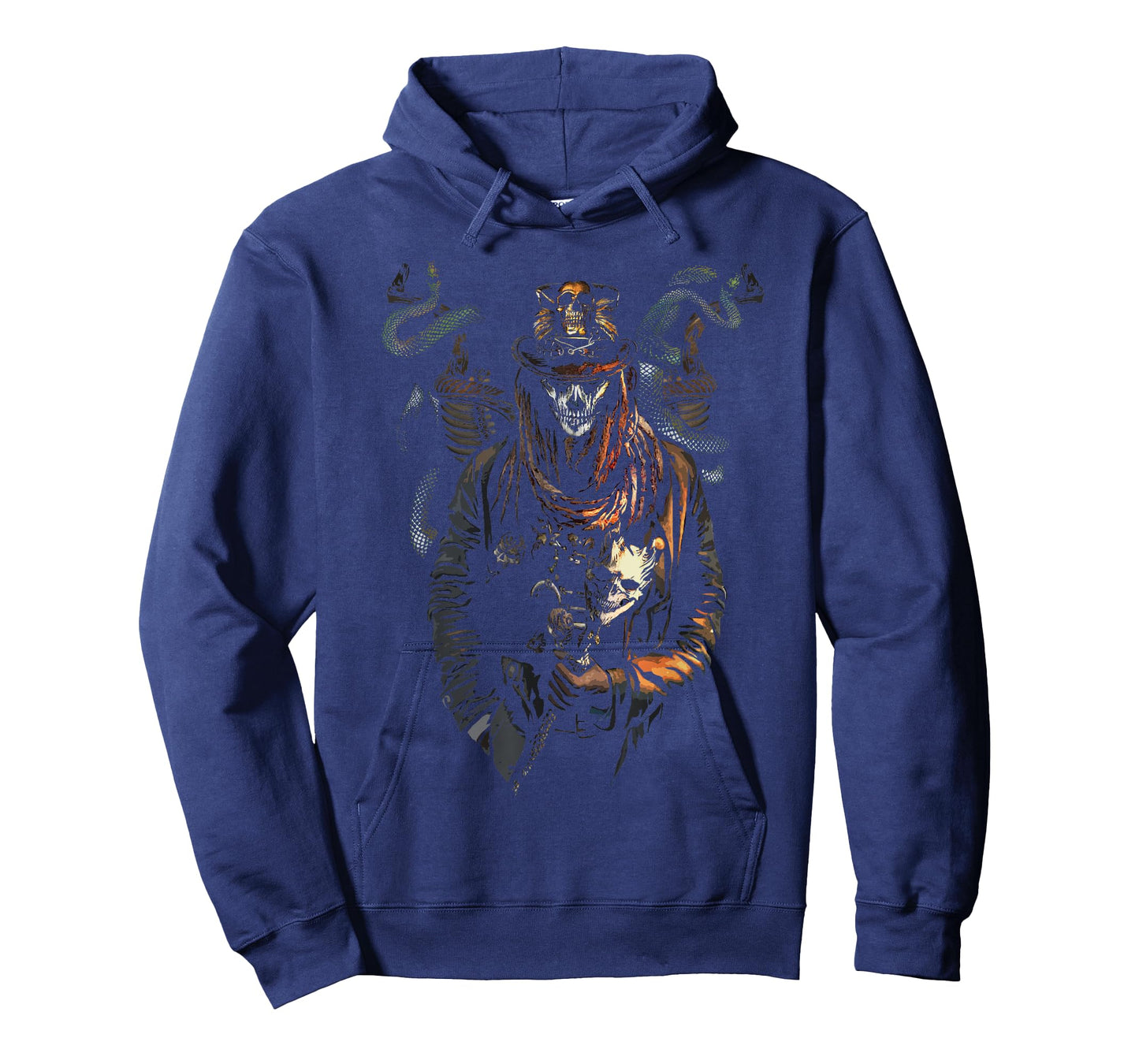 Voodoo Witch Doctor skulls Horror Scary Creepy Halloween T-Shirt