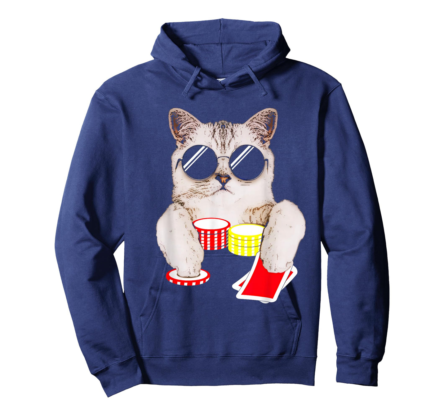 Texas Holdem Poker Cat T-Shirt