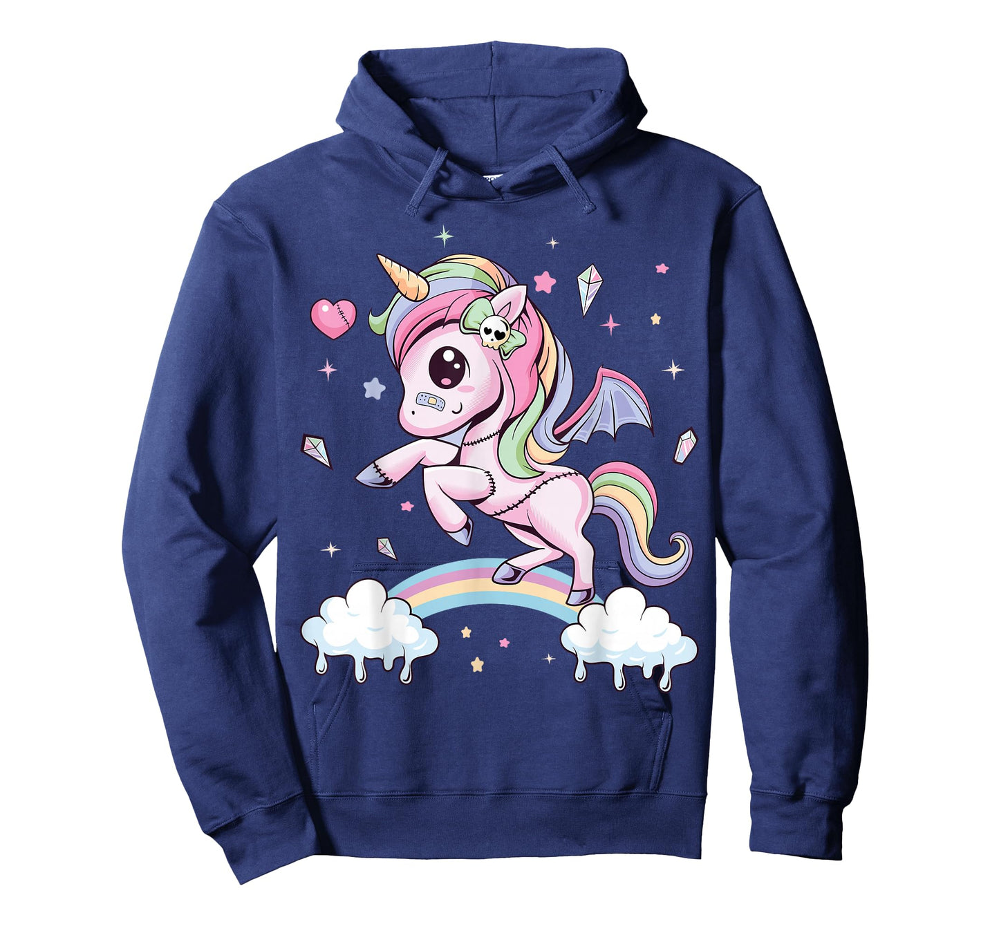 Pastel Goth Cute Creepy Unicorn Wiccan Kawaii Menhera Witchy T-Shirt