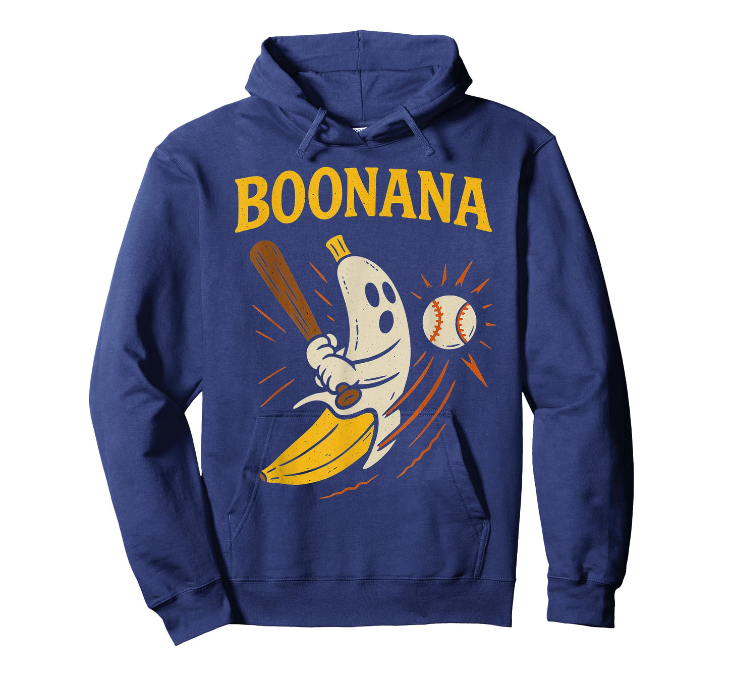 Boonana Baseball Funny Halloween Ghost Spooky Banana Costume T-Shirt