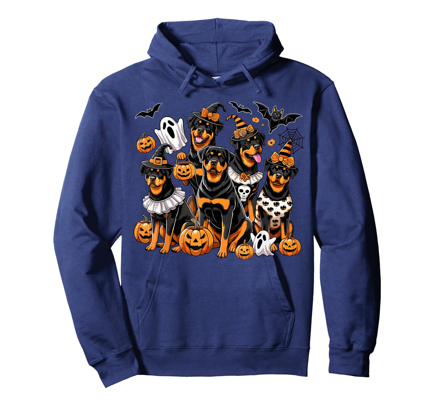 Rottweiler Halloween Costume, Dog Ghost Witch Hat T-Shirt