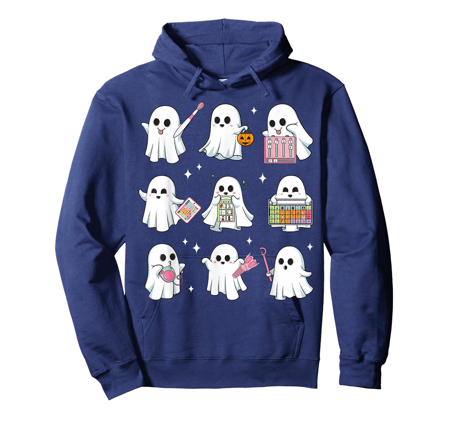 Halloween Ghost Speech Therapy SLP Fall Teacher Tee T-Shirt