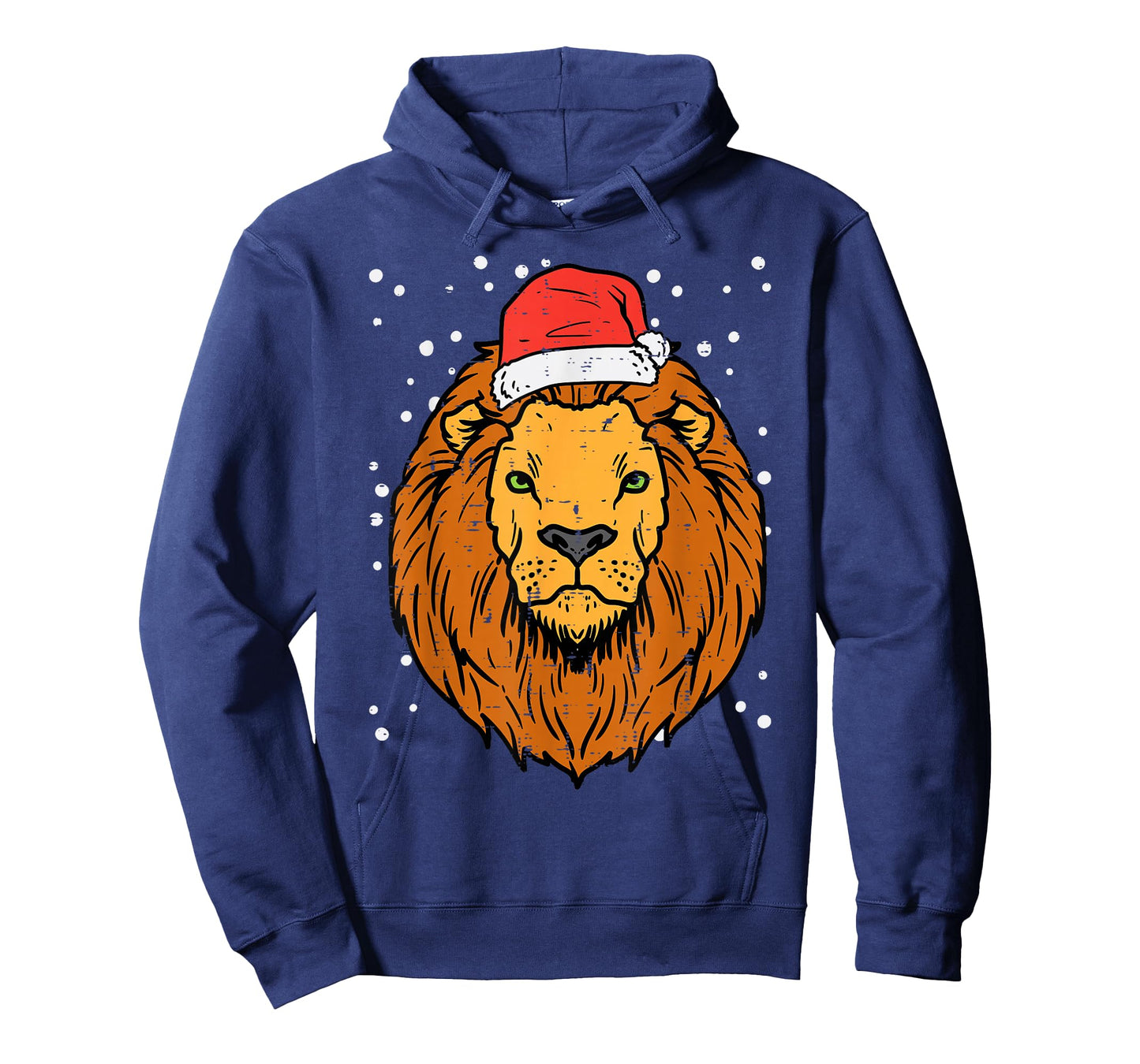 Christmas Lion Santa Animal Xmas Men Women Boys Girls Kids T-Shirt