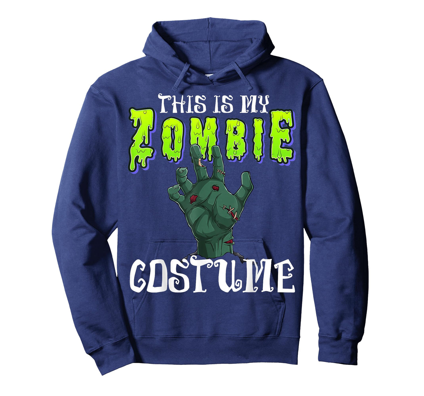 This Is My Zombie Costume - Halloween Costume Zombie Hand T-Shirt