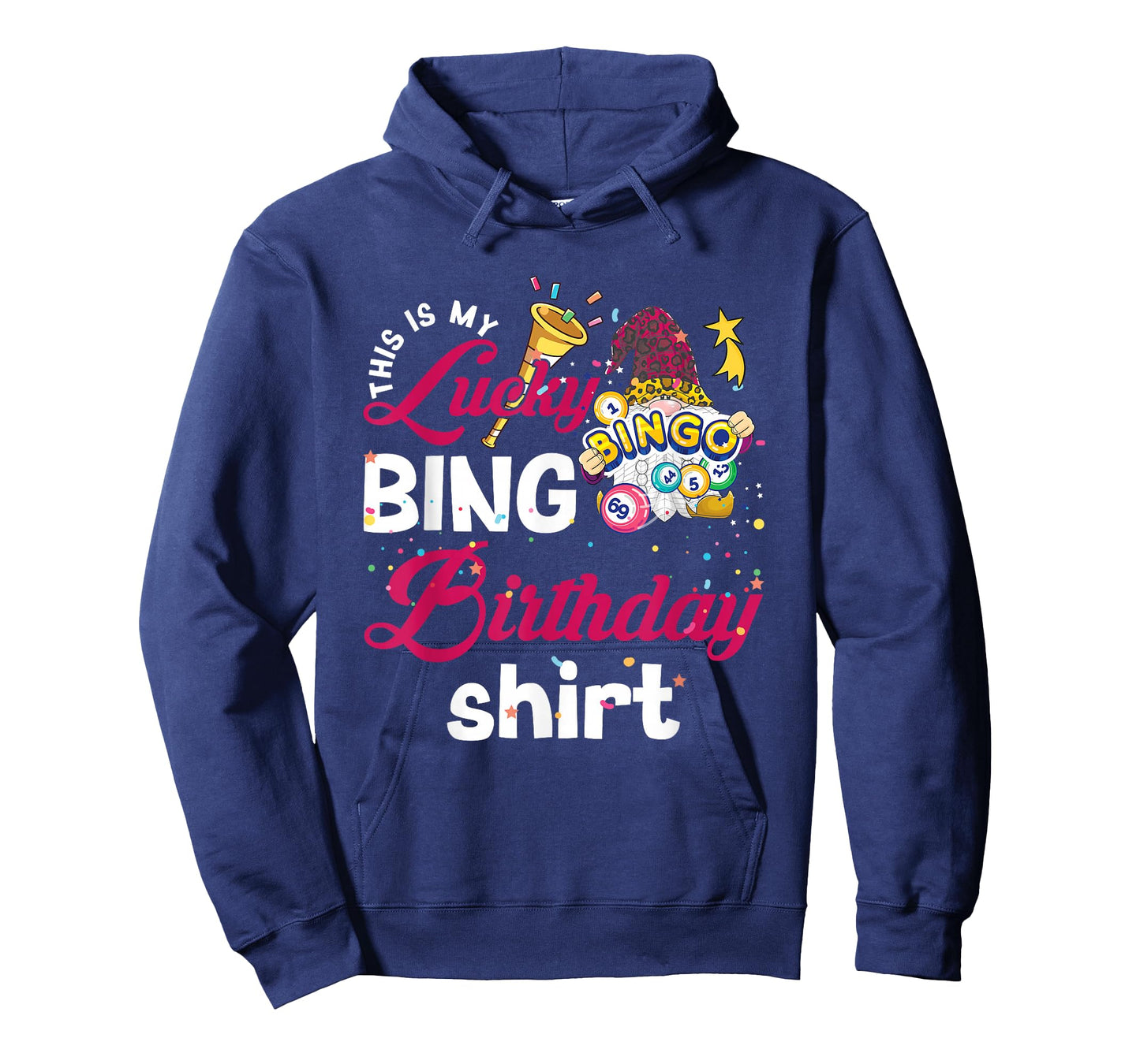 This is My Lucky Bingo Birthday Shirt Peace Love Bingo T-Shirt