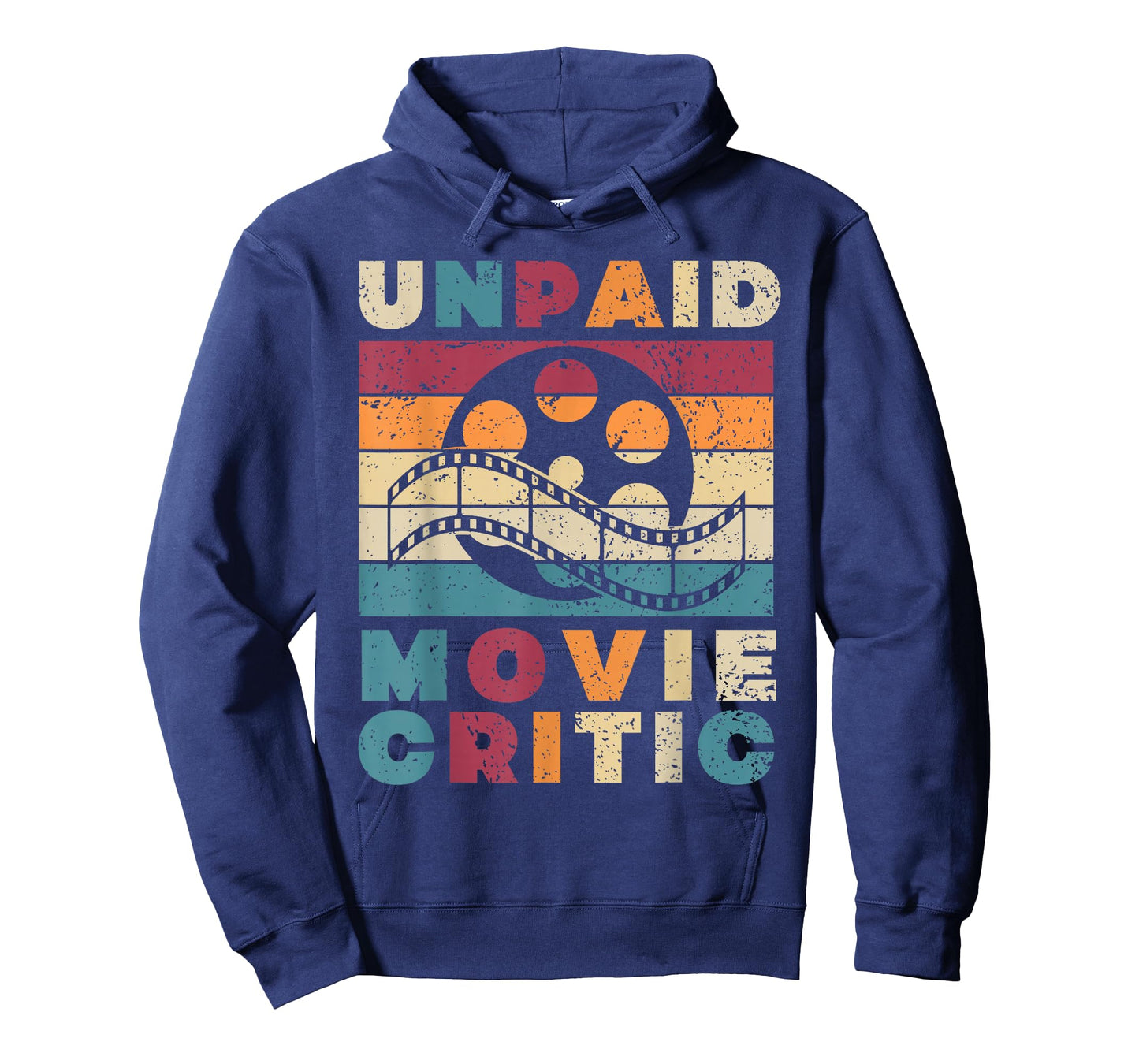 Funny Movie Lover Unpaid Movie Critic Film Cinema Vintage T-Shirt