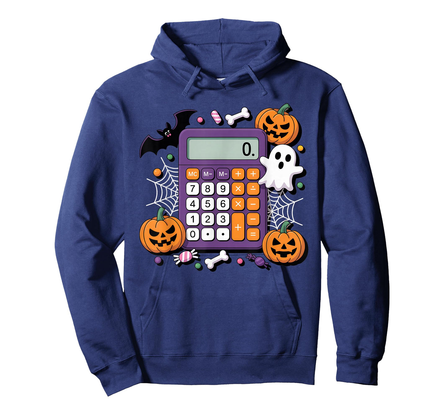 Funny Math Teacher Halloween Costume Men Women Calculator T-Shirt