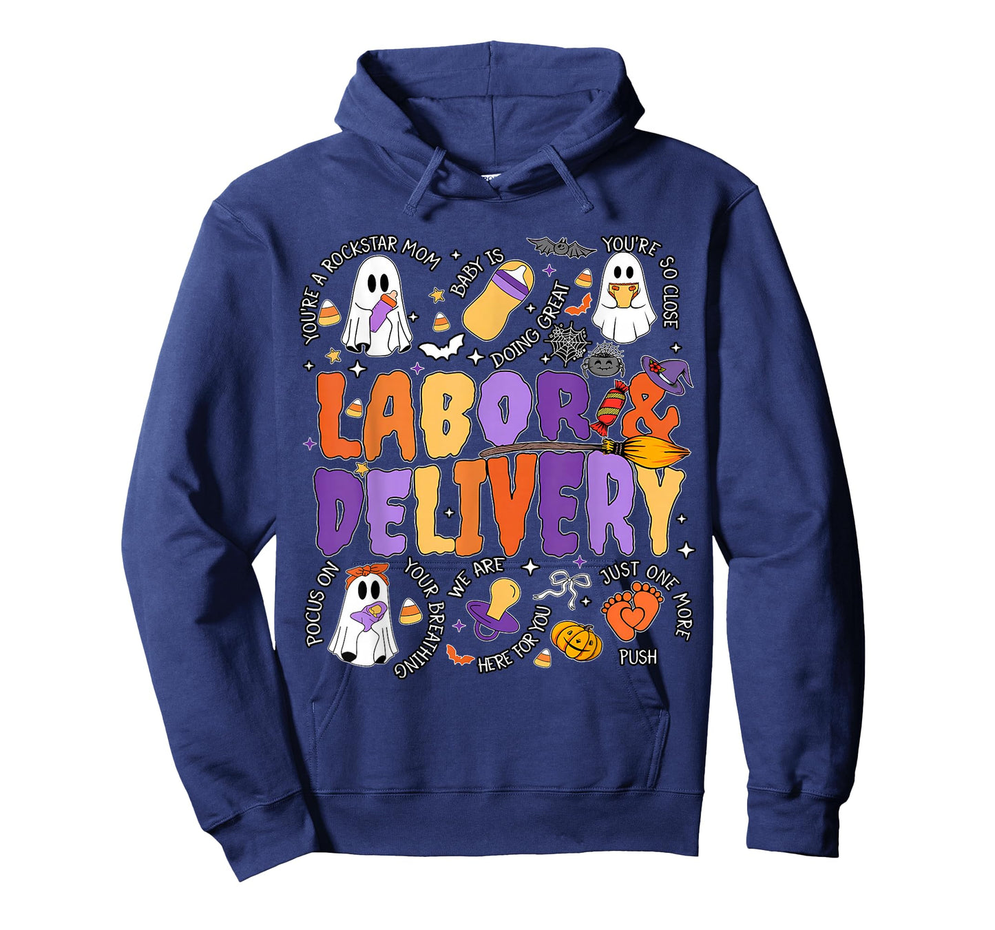 Cute Halloween Labor and Delivery Nurse, Halloween L&d Nurse T-Shirt