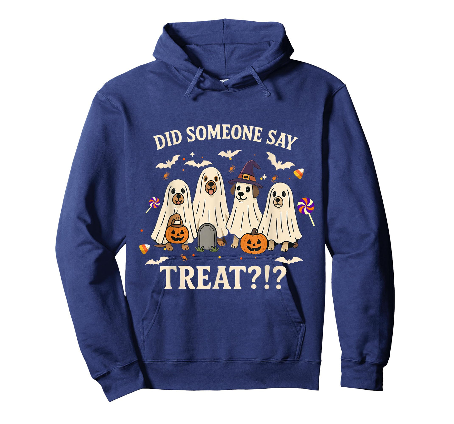Funny Halloween Dogs Did Someone Say Treat Ghost Dog Boo T-Shirt