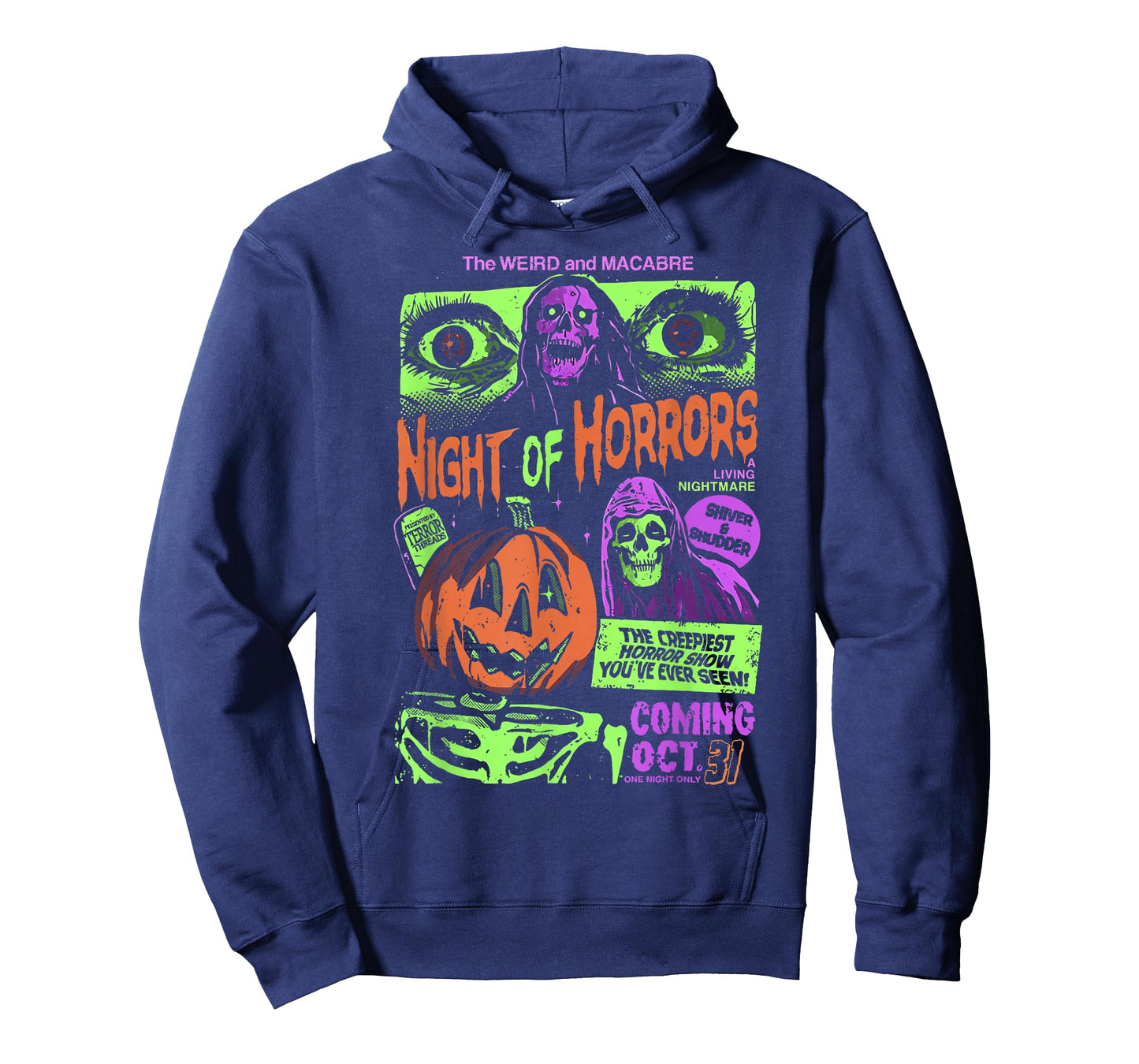 Retro Punk Scary Night Of Horrors Ghosts Spooky Halloween T-Shirt