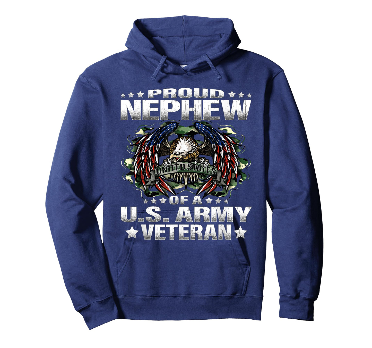 Proud Nephew Of A US Army Veteran Military Vet's Family T-Shirt
