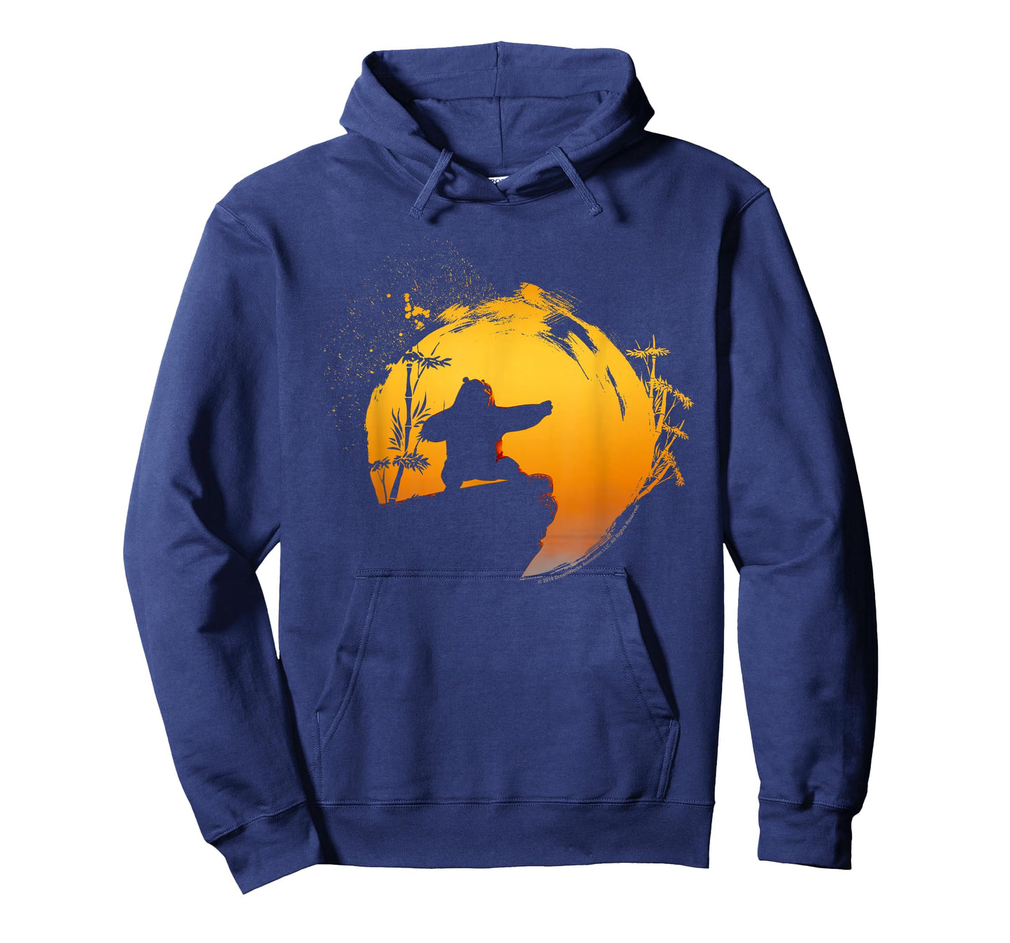 Kung Fu Panda Po Tai Chi Sunset Silhouette T-Shirt
