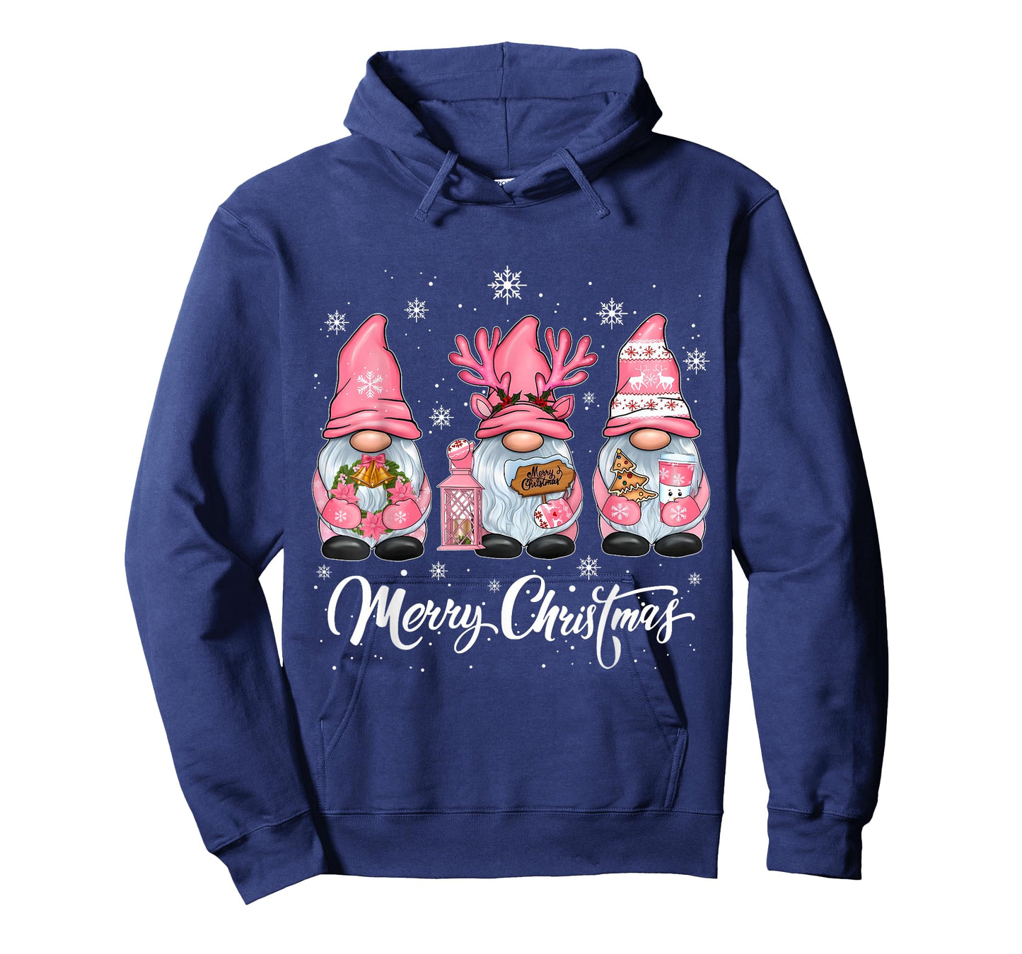 Cute Gnomes Merry Christmas Light Family Gnome Xmas Matching T-Shirt