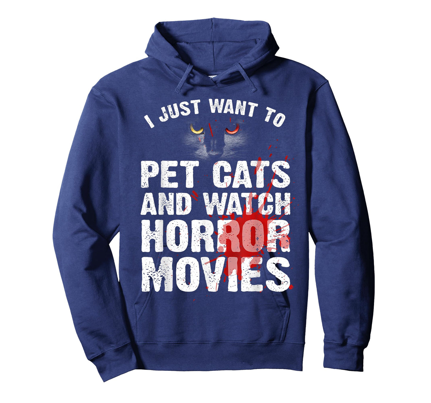 Funny Horror Movie For Men Women Cat Lover Halloween Movie T-Shirt