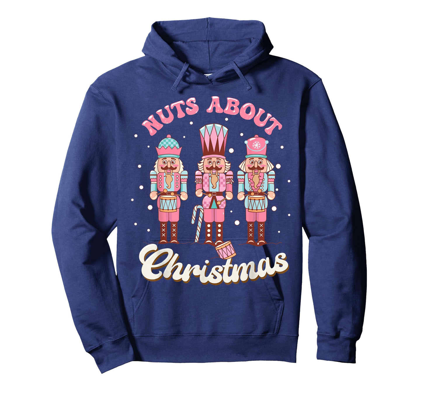 Groovy Retro Nuts About Christmas Holiday Xmas Nutcracker T-Shirt