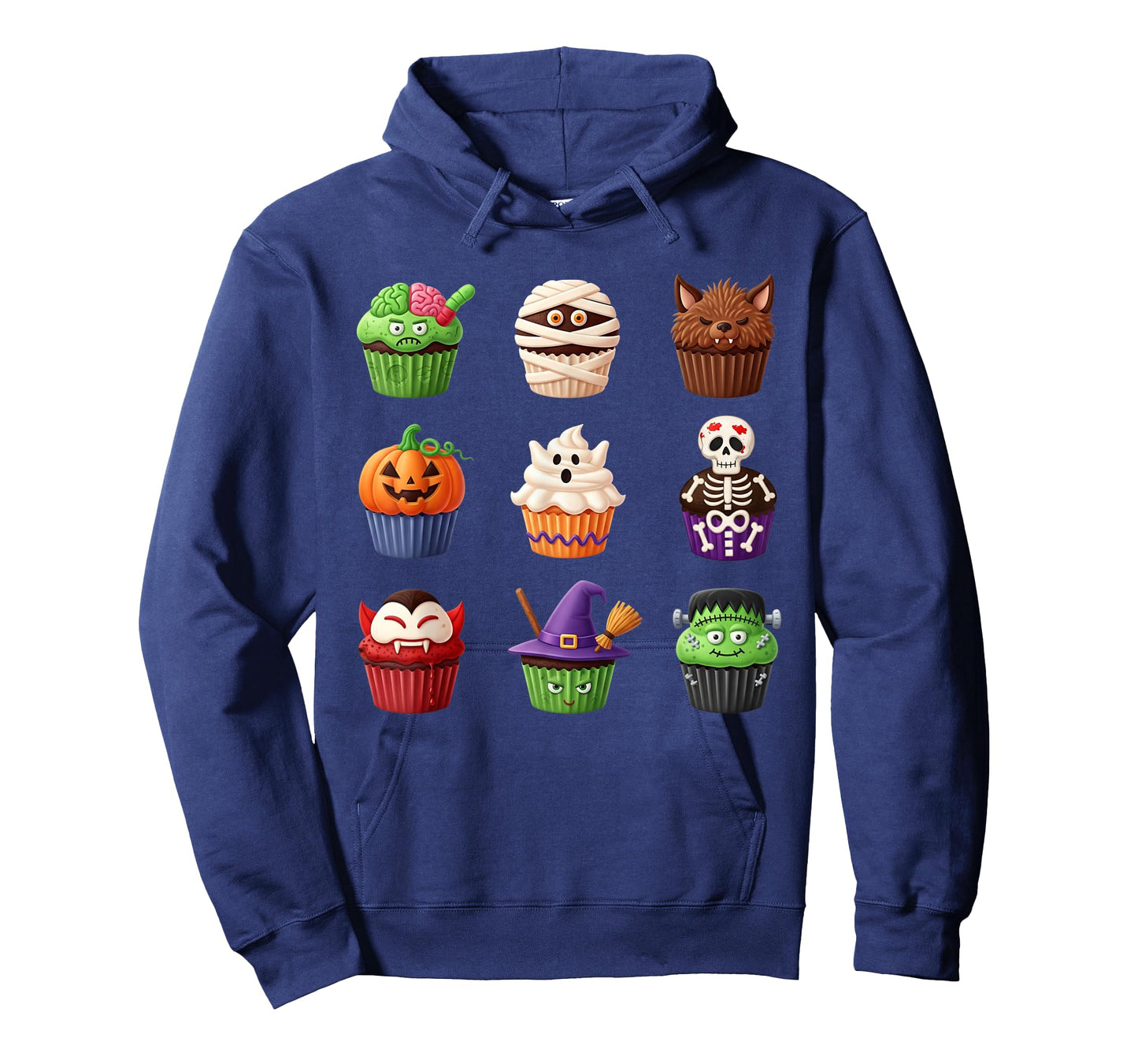 Cute Halloween Bakery Cupcake Dessert Men Women Boy Girls T-Shirt