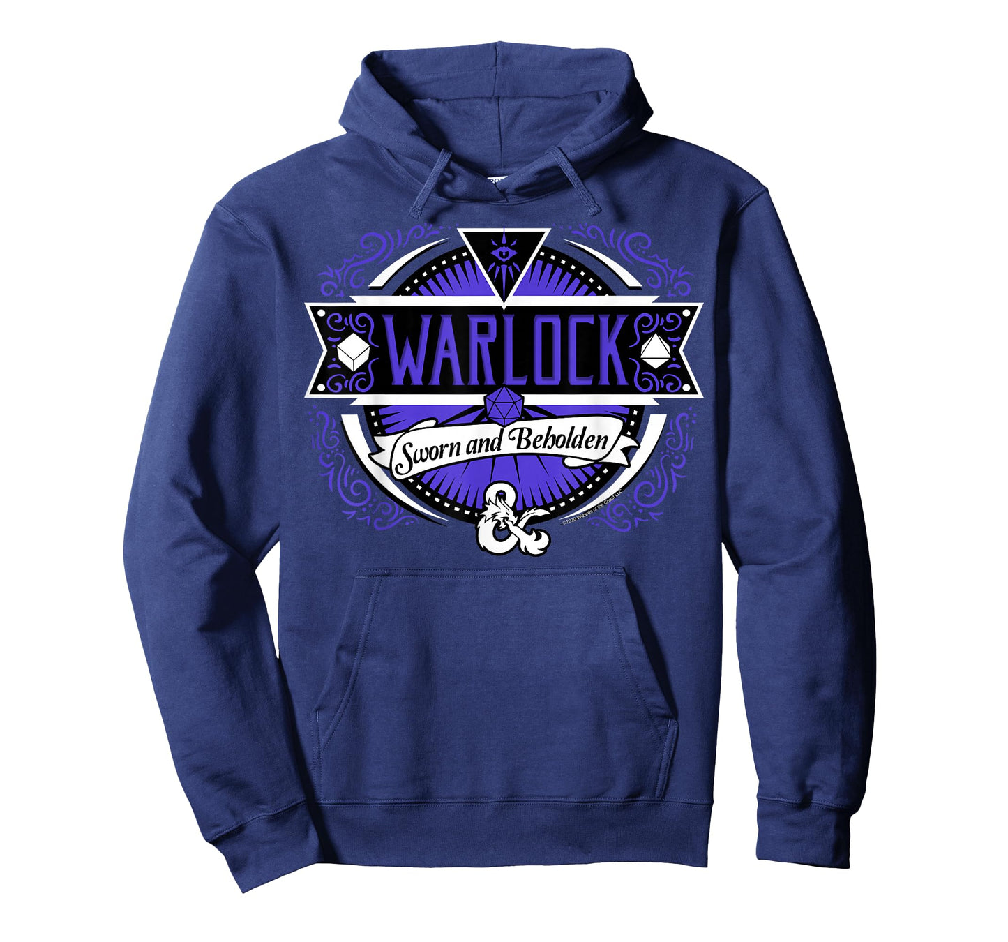 Dungeons & Dragons Warlock Sworn And Beholden Logo T-Shirt