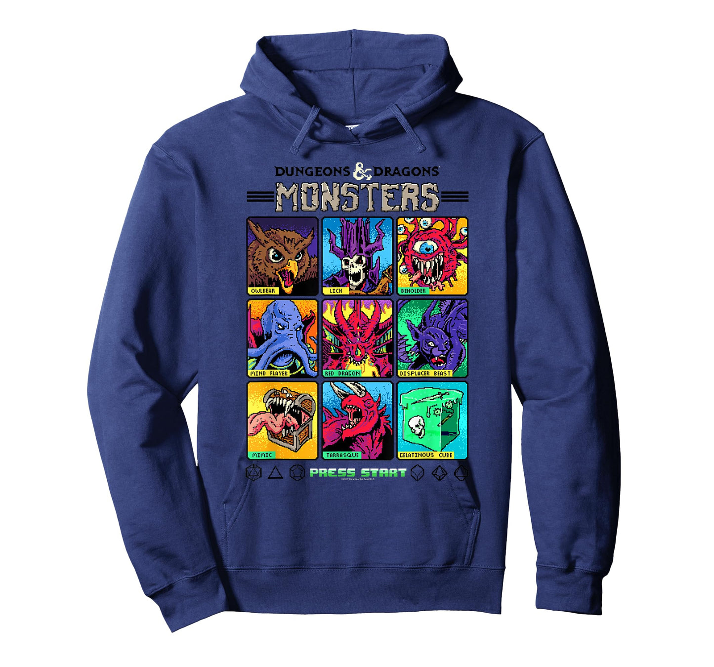 Dungeons & Dragons Wizards of the Coast Monster Select Menu T-Shirt