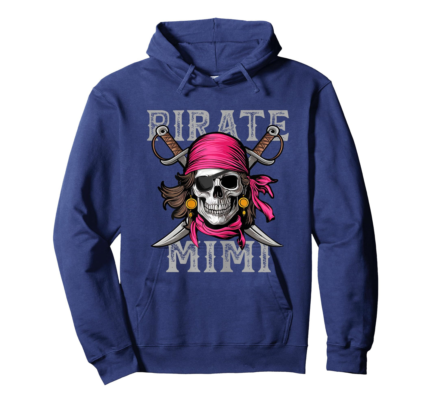 Funny Pirate Mimi Skull Halloween Costumes Family Matching T-Shirt