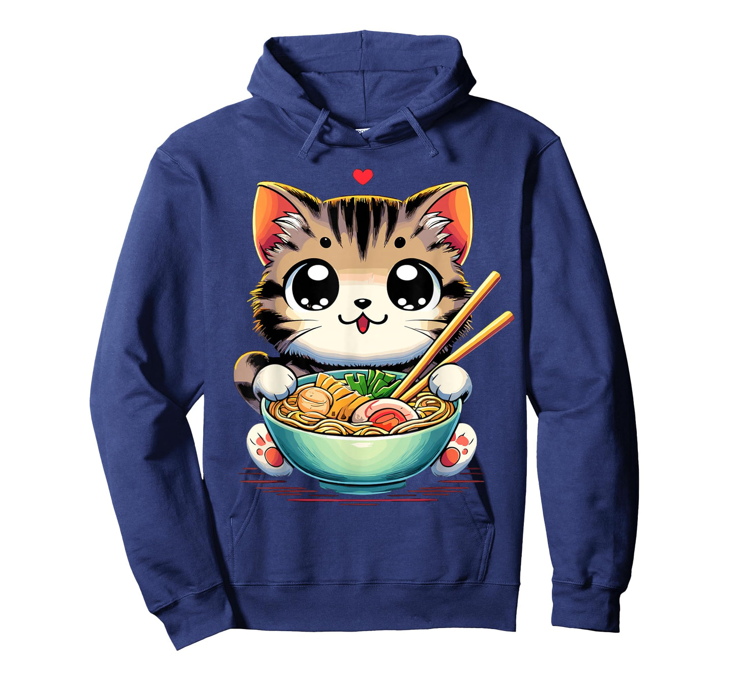 Cat Ramen Noodles Anime Kawaii Japanese Cat T-Shirt