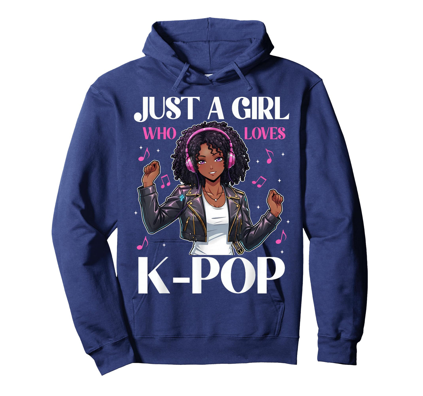 Just a Girl Who Loves K-Pop Anime Design T-Shirt