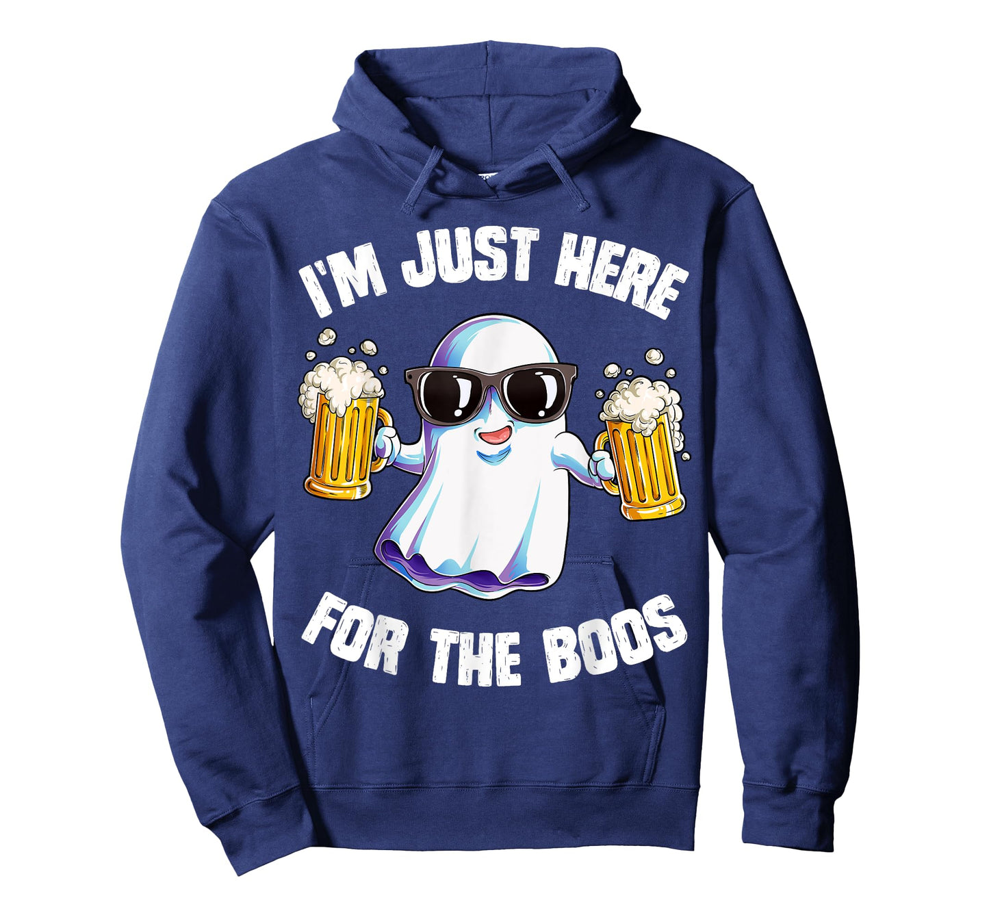 I'm Just Here For The Boos Funny Halloween Ghost Men Women T-Shirt