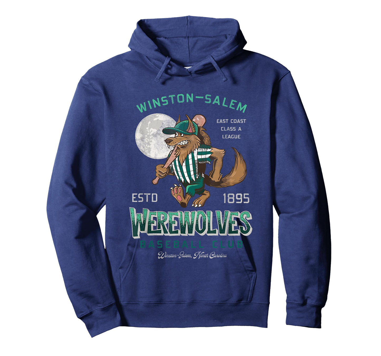 Winston Salem Werewolves Retro Minor League Baseball Team T-Shirt
