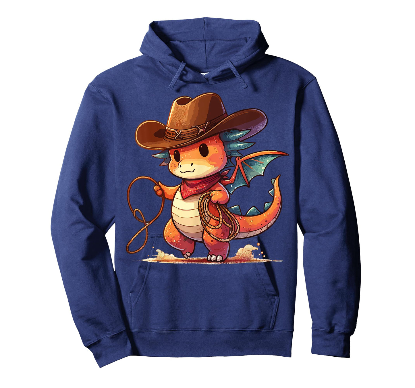 Western Rodeo Cowboy Hat Dragon Texas Animals T-Shirt