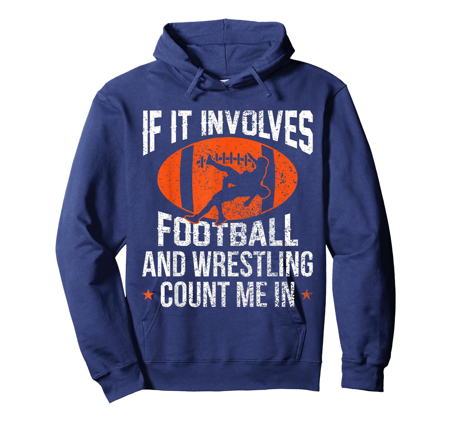 Funny Football Designs For Kids Women - Men Tee Unisex-Adult T-Shirt Football-Wrestling-Design T-Shirt Black Short Sleeve Small