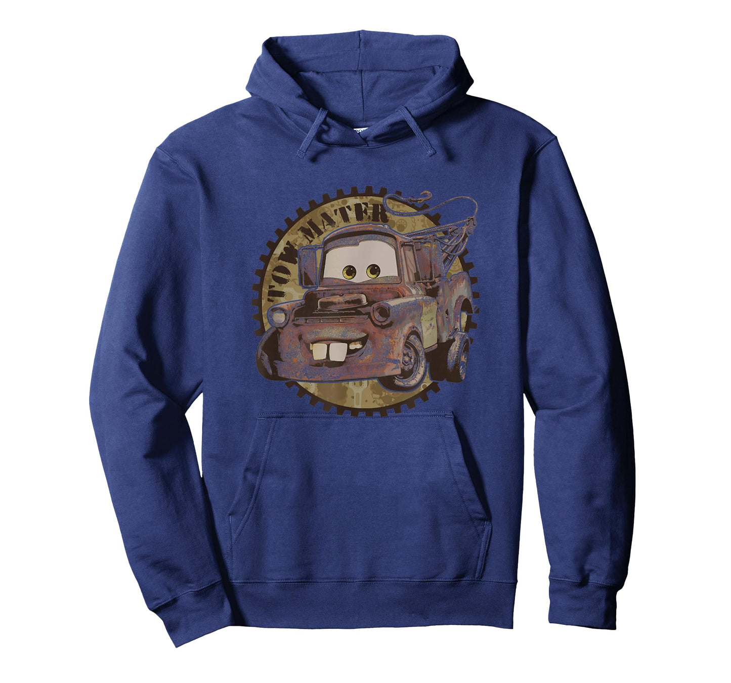 Disney Pixar Cars Tow Mater Rusty Gear Vintage Logo T-Shirt