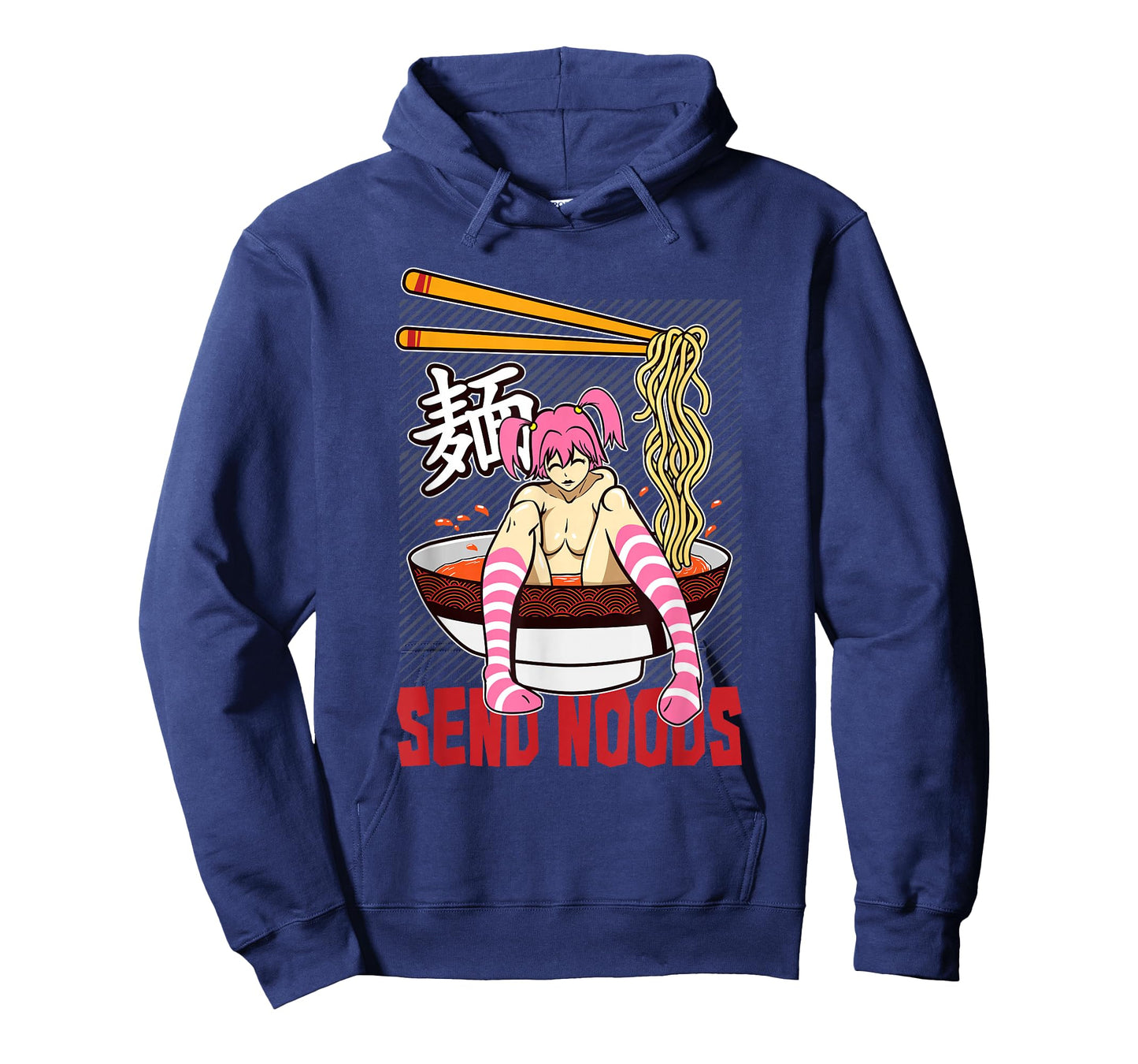 Funny send noods ramen bowl lewd anime shabu noodle pool T-Shirt