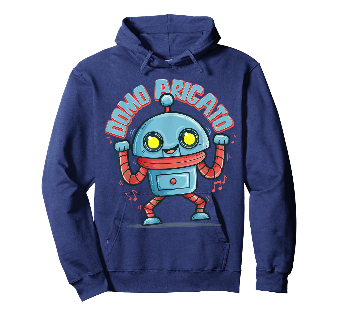 Japanese Retro 80s Music Party Robot Domo Arigato Eighties T-Shirt