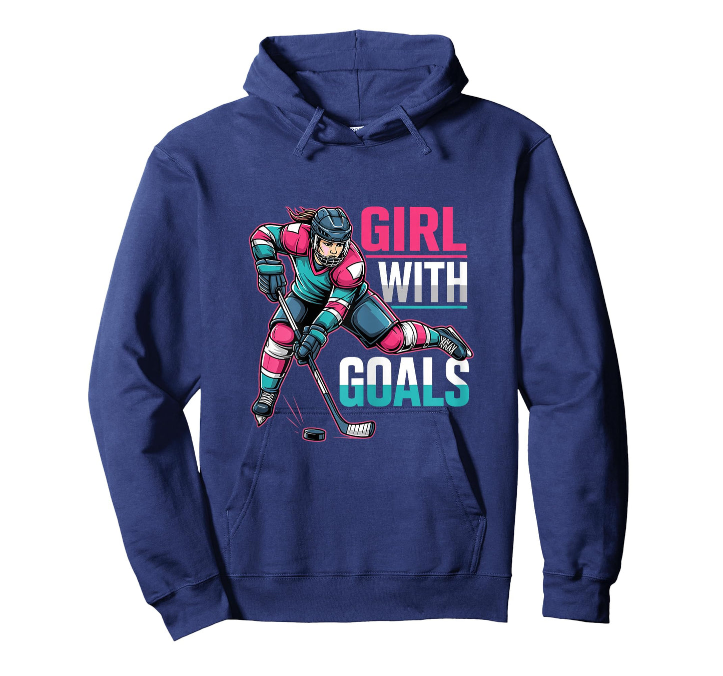 Girl with Goals Hockey Woman T-Shirt