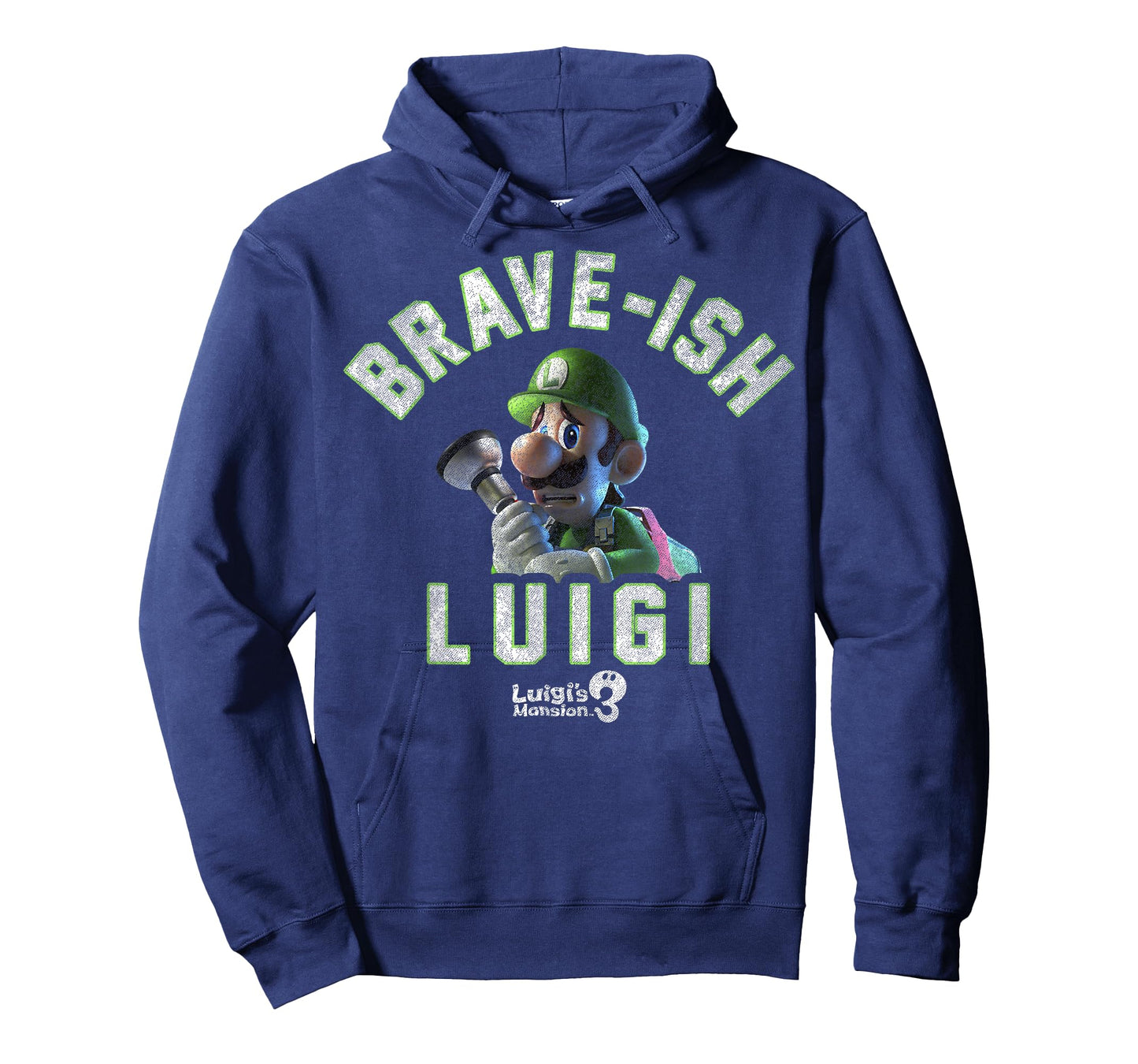 Luigi's Mansion 3 Brave-ish Luigi Portrait T-Shirt