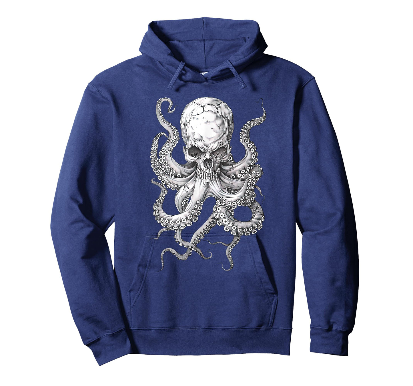 Vintage Skull Octopus Kraken Ocean Monster Goth Grunge Art T-Shirt