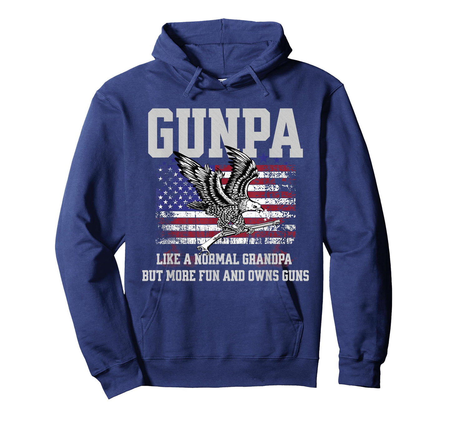 Cool Gunpa Like Normal Grandpa But Own Guns Design T-Shirt