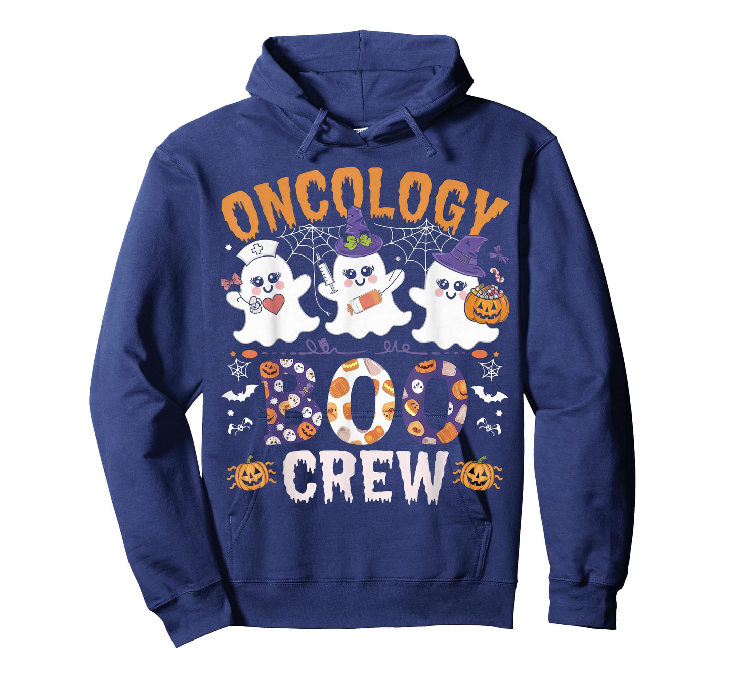 Oncology Boo Crew Funny Ghost Halloween Spooky Costume Nurse T-Shirt