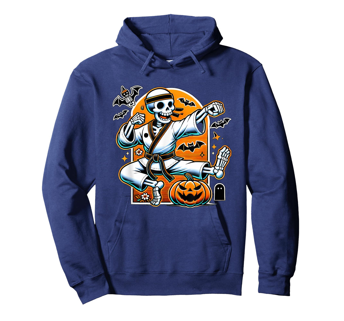 Halloween Skeleton Karate T-Shirt