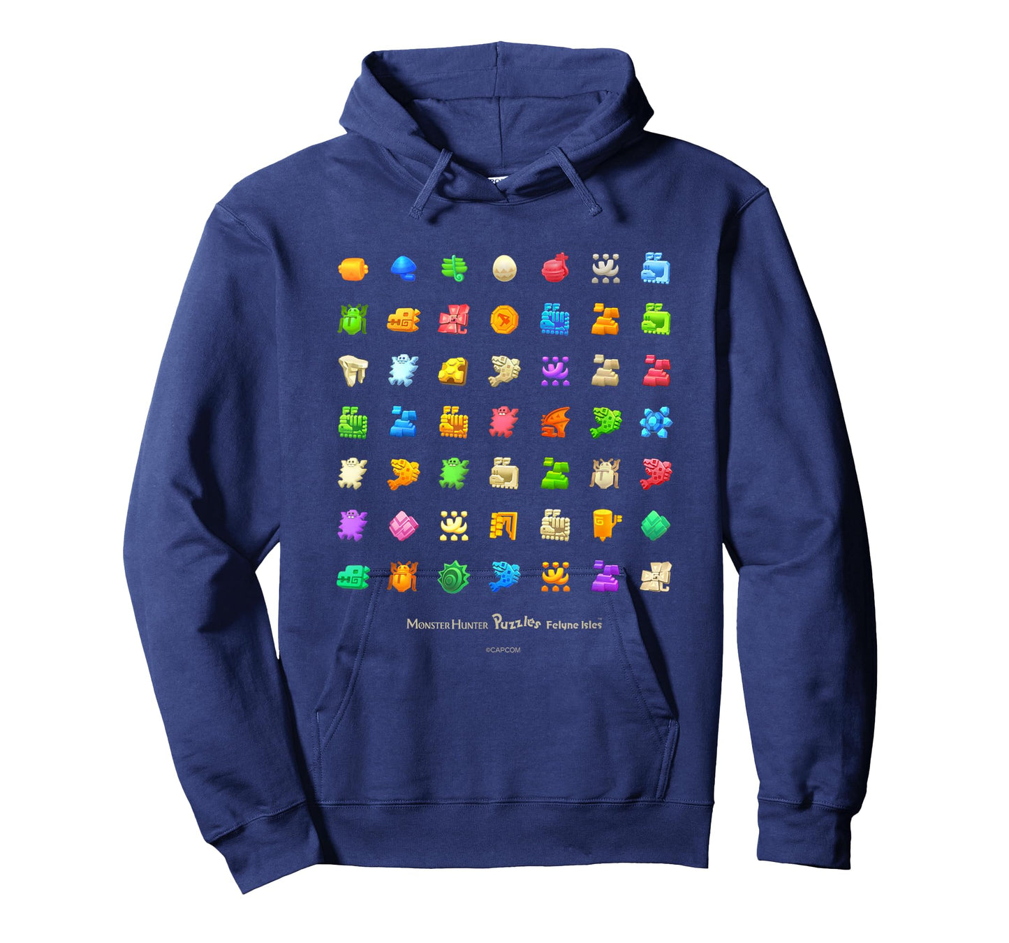 Monster Hunter Puzzles: Felyne Isles Pieces T-Shirt