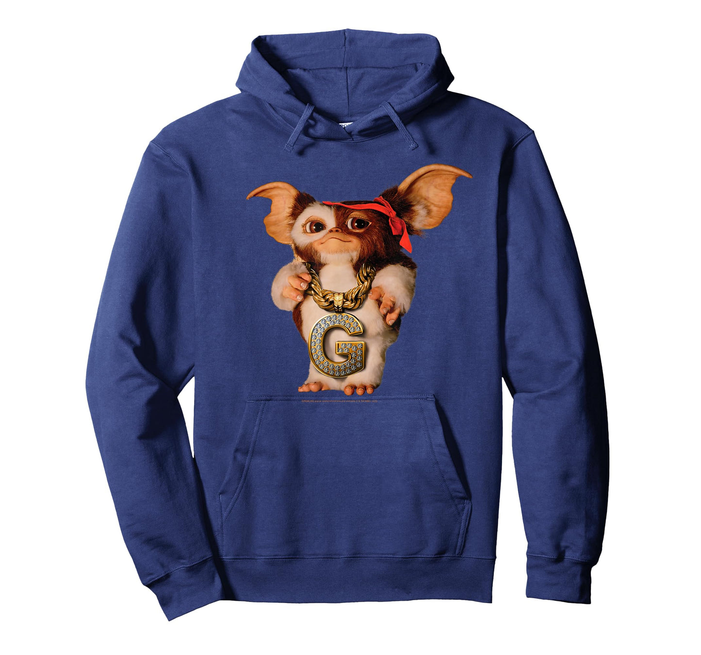 Gremlins Gizmo with Blinged Out G Chain Funny Movie T-Shirt