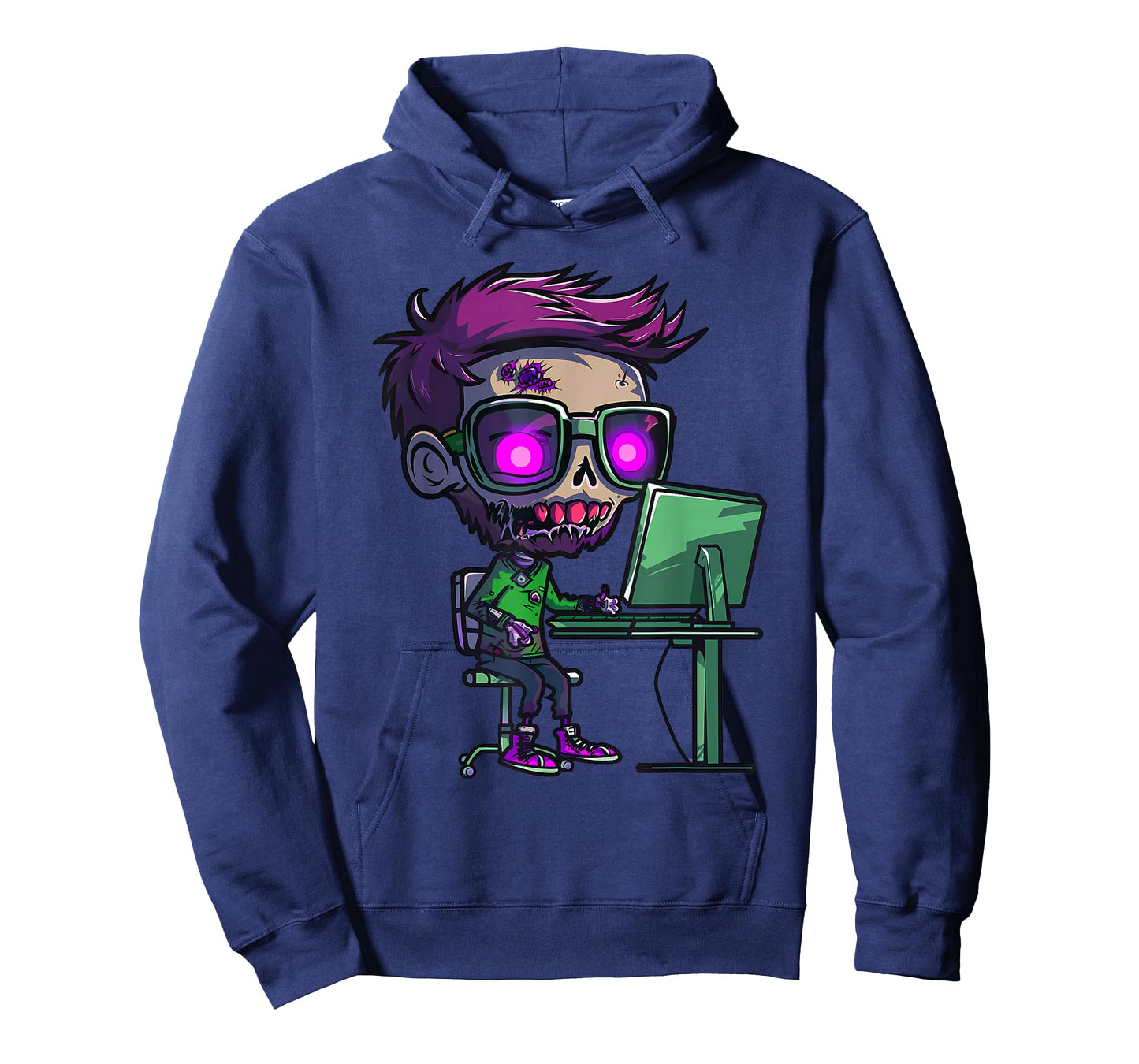 Zombie Computer Programmer Costume T-Shirt